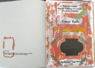  Künstlerbuch von Robert Schwarz mit dem Titel Guter Rath 