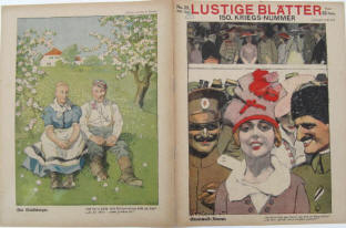 Zeitschrift Lustige Blätter, 1917  Heft Nr. 25