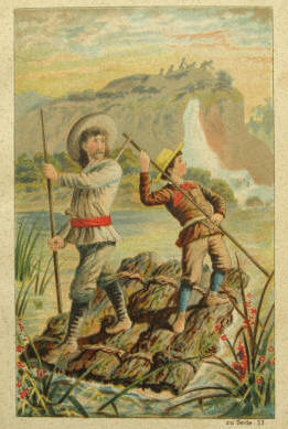 Ludwig Foehse: Der Inselkönig. Farbtafel, 1890.