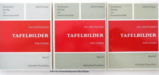 Alfred Stange: Kritisches Verzeichnis der deutschen Tafelbilder vor Dürer. Bruckmann, München 1967, 1970 und 1978.