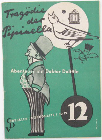 Lofting: Dolittle - Tragödie der Pipinella, Illustration Else Driessen 1954.