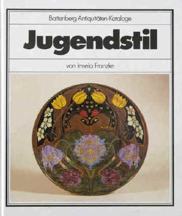 Franzke, Irmela (Hrsg.) Jugendstil. Battenberg Antiquitäten Katalog. München, Battenberg Verlag. 1. Auflage. ISBN 3870459700. Manufakturen Art Nouveau Möbel Interieur Metallarbeiten Glas Porzellan Keramik