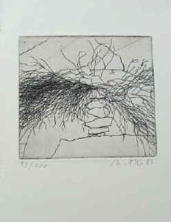 Galerie Taube: Helmut Otto. Aquarelle 1981-1983. Radierung signeirt.