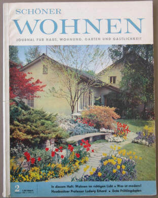 Zeitschrift Schöner wohnen. Journal für Haus, Februar 1960.