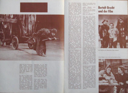 Bertolt Brecht  Mutter Courage Film Regie  Peter Palitzsch und Manfred Wekwerth, DEFA Film von 1961.