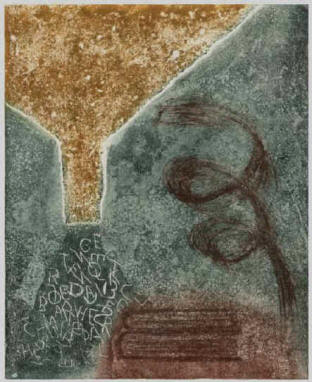 Hermann Hesse - funnel - etching by Elke Rehder