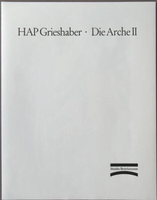 Mappe Die Arche II mit vier Holzschnitten von HAP Grieshaber nummeriert und signiert.