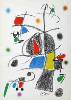 Joan Miró - No. 17 from the series Maravillas con variaciones acrósticas en el jardín de Miró. Original lithograph signed by Joan Miró.