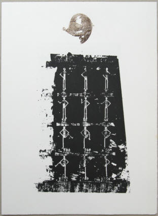 Lithographie von  Max Ernst. Manus Presse Stuttgart 1972
