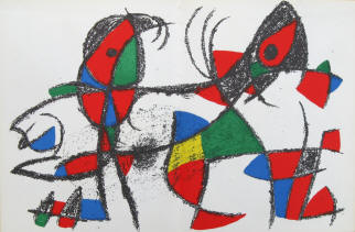 Lithograph X - Joan Miro, Raymond Queneau - Lithographe Vol 2. 1953-1963, Paris, Maeght Editeur 1975.