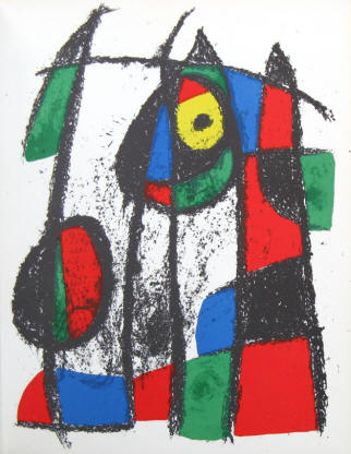 Lithographe VII - Joan Miro, Raymond Queneau - Lithographe Vol 2. 1953-1963, Paris, Maeght Editeur 1975.