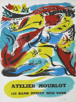  Andre Masson - Lithographie Atelier Mourlot, Bank Street New York 1967.