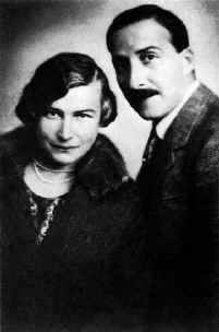 Stefan Zweig und Friderike um 1922