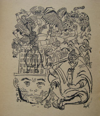 Carybé illustracion Maracatú 1943