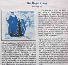 The Royal Game illustration on page 96
