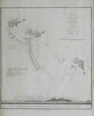 Chart of part of the Coast of Cochin-China in cluding Turon Harbour and the Island Callao. Turon Bay Tien-Tcha.