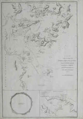 1796 antique map - Chart of the Islands to the southward of Tchu-San on the Eastern Coast of China