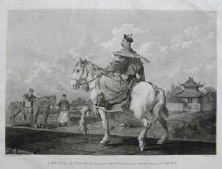A Quan or Mandarin bearing a Letter from the Emperor of China. Drawn by William Alexander, London, Nicol, 1796.
