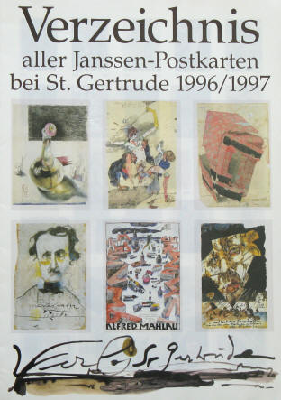 Verzeichnis aller Janssen-Postkarten bei St. Gertrude 1997