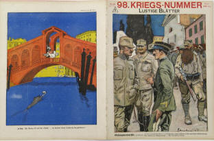 Berlin, Verlag  Lustige Blätter, 1916.  Heft Nr. 25. 