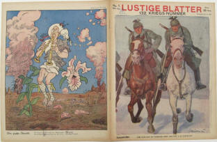  Lustige Blätter, Zeitschrift von 1917  Heft Nr. 7. Berlin, Verlag Dr. Eysler.