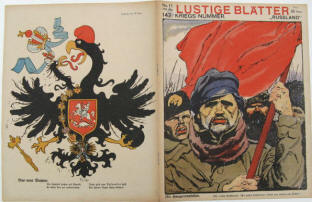Berlin Verlag  Lustige Blätter, Zeitschrift von 1917  Heft Nr. 17. Berlin.