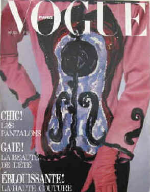 Vogue Paris Nr. 684, Mars 1988. Chic, les pantalons / Gaie la beaute de l'été / 'Eblouissante la haute couture. En couverture Mode de Yves Saint Laurent.  Paris, Les Editions Conde Nast, 1988. 