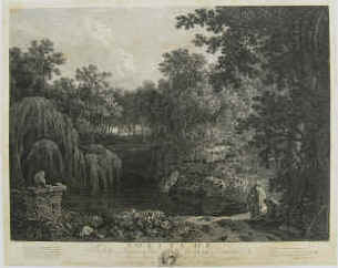 Wilson, Richard / Woollett, William / Ellis, William - "Solitude". Engraving by William Woollett and William Ellis after Richard Wilson published by William Woollett, 4 June 1778