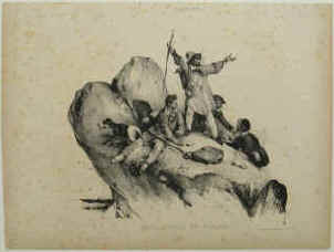 Alphonse Bichebois1801 - 1850 lithographie after Victor Adam 1801 - 1866 "L' Artiste", 1831