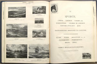 Sports Catalogue Illustré d'Eaux-fortesr, Gravures, Estampes, Photogravures, Fac-similes.