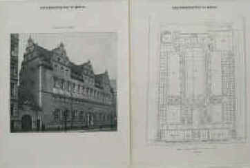 Ludwig Hoffmann - Stadtbad Oderberger Straße, 1898 von Architekt Ludwig Hoffmann entworfen. 1902 als Volksbadeanstalt in Berlin eröffnet.