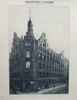 Puttfarcken und Janda, Architekten - Geschäftshaus in Hamburg - Architekt Harry Randall Puttfarcken (1852 - 1913) und Architekt Emil Rudolf Janda (1855 - 1915)