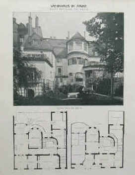 Prof. Emanuel von Seidl (1856 - 1919) - Wohnhaus in Mainz - Architekt Prof. Emanuel Seidl in München. 