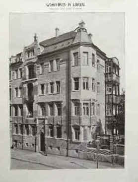 Karl Poser, auch Carl Poser - Wohnhaus in Leipzig, Kochstraße 31 - Architekt Karl Poser in Leipzig. GbR Kochstraße 31, Leipzig, S. Schilling, Ch. Knoche, B. Thiemann, M. Scholz-Hänsel, G. Stäblein, S. Fürstenberg, U. Hillmann, Ch. Lettgen, A. Heck, R. Kleine-Brockhoff, M. LaBonté, B. Treutner, R. Ludwig