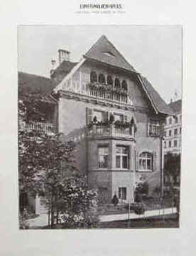 Peter Dybwad (1859 - 1921) - Einfamilienhaus in Leipzig - Architekt Peter Dybwad.