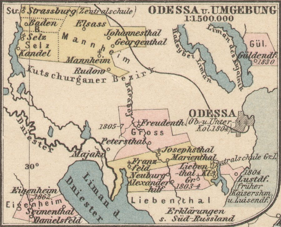 Schwarzmeerdeutsche - Deutsche Kolonien in Odessa und Umgeburg