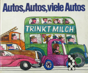 Friedrich Kohlsaat, Janosch: Autos, Autos, viele Autos. München, Domino-Verein 1970. 