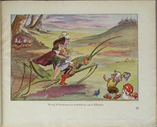 Kinderbuch Illustration von Ilse Edith Sebastiani-Gund, 15. März 1921.