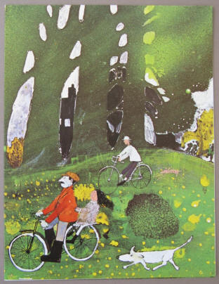 Frühling, Wandbild von John Burningham, 1972.