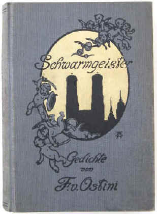 Arpad Schmidhammer Illustrationen zu Fritz von Ostini Schwarmgeister, 1908.