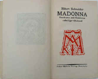 Künstler Gustav Wolf - Albert Schneider: Madonna. Guntrams und Godelevas unheiliger Ehebund. Oskar Wöhrle.