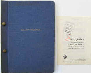 Schulze - Asmuth Druckerei Köln: Schriftmusterbuch, Schriftproben 1950. 