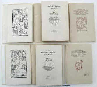 ristide Maillol - Horatius Flaccus: Carmina. Odes D' Horace. Paris Gonin 1939 special edition.