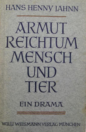  Hans Henny Jahnn, Weismann 1948 korrigierter Druck