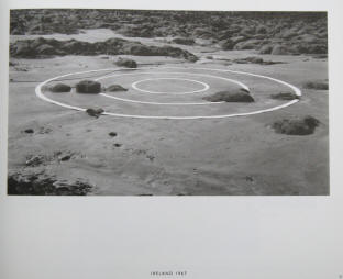 Richard Long Walking in Circles, signed by the artist 1994.