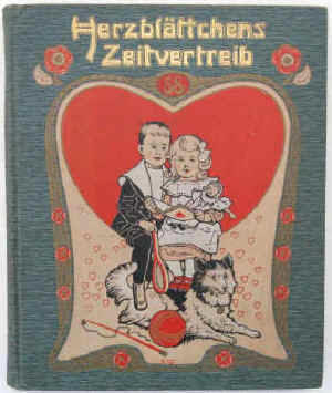 Berta Wegner-Zell: Herzblättchens Zeitvertreib 58. Neue Folge, 16. Band. Unterhaltungen für kleine Knaben und Mädchen. Carl Flemming Verlag, 1913.