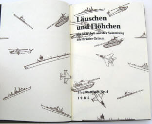 Künstlerbuch von Peter Malutzki - Brüder Grimm: Läuschen und Flöhchen