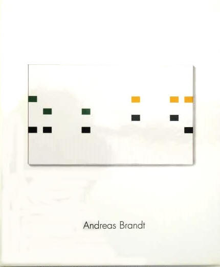 Künstler Andreas Brandt, geboren 1935 in Hall, Monographie von Viviane Ehrli 1995.