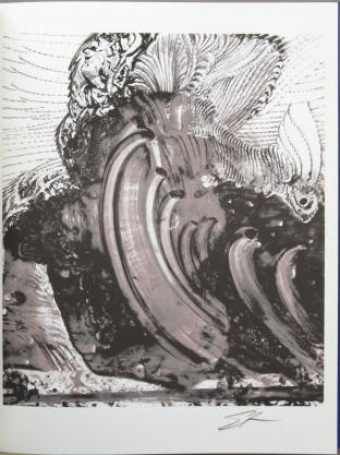 Ernst Fuchs: Von Jahve Lithographie 1982 signiert.