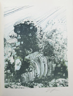 Künstler Ernst Fuchs: Original Lithographie 1982 handsigniert.